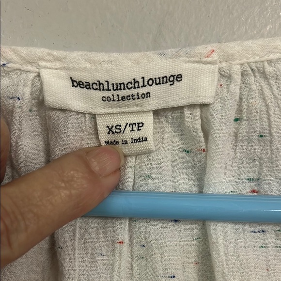 Women's White Button-Down Top - Picture 2 of 5